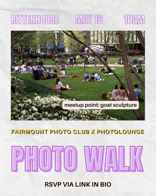 Rittenhouse Photowalk with Fairmount Photo Club