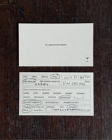 No Particular Order Acquaintance Cards