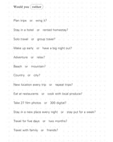 No Particular Order Off the Grid Travel Journal