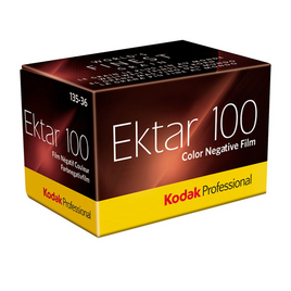 Kodak Professional Ektar 100 Color Negative Film - 35mm Roll Film, 36 Exposures (ISO 100)