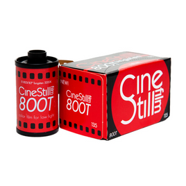 CineStill Film 800 Tungsten Color Negative Film - 35mm Roll Film, 36 Exposures (ISO 800)