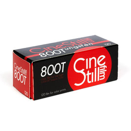CineStill Film 800 Tungsten Color Negative Film - 120 Roll Film (ISO 800)