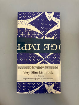 Cambridge Imprint Very Slim List Book