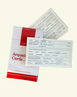 No Particular Order Acquaintance Cards