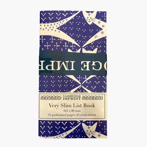 Cambridge Imprint Very Slim List Book