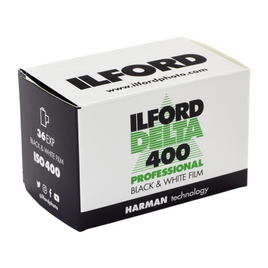 Ilford Delta 400 Professional Black and White Negative Film - 35mm Roll Film, 36 Exposures (ISO 400)