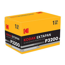 Kodak Eastman EKTAPAN 3200 Black and White Negative Film - 35mm Roll Film, 36 Exposures (ISO 3200)