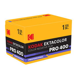 Kodak Eastman EKTACOLOR PRO 400 Color Negative Film - 35mm Roll Film, 36 Exposures, Single Roll (ISO 400)