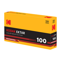 Kodak Eastman Professional Ektar 100 Color Negative Film - 120 Roll Film, Single Roll (ISO 100)