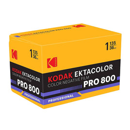 Kodak Eastman EKTACOLOR PRO 800 Color Negative Film - 35mm Roll Film, 36 Exposures (ISO 800)
