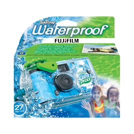 FUJIFILM QuickSnap 800 Waterproof - Single Use Disposable Camera, 27 Exposures (ISO 800)