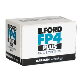 Ilford FP4 Plus Black and White Negative Film - 35mm Roll Film, 36 Exposures (ISO 125)