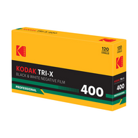 Eastman Kodak Professional Tri-X 400 Black and White Negative Film - 120 Roll Film, Single Roll (ISO 400)