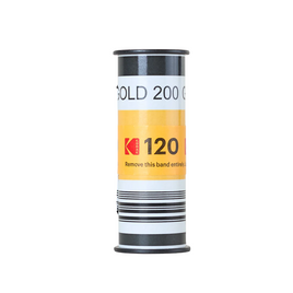 Kodak Eastman Gold 200 Color Negative Film - 120 Roll Film, Single Roll (ISO 200)