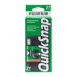 FUJIFILM QuickSnap Flash 400 Color Negative Film - Single Use Camera with Flash, 27 Exposures (ISO 400)