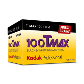 Kodak Professional TMax 100 Black and White Negative Film - 35mm Roll Film, 36 Exposures (ISO 100)