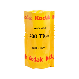 Eastman Kodak Professional Tri-X 400 Black and White Negative Film - 120 Roll Film, Single Roll (ISO 400)