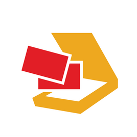 Icon representing photo digitizing services by PhotoLounge Philadelphia, showing loose photo prints being scanned and converted to digital images.